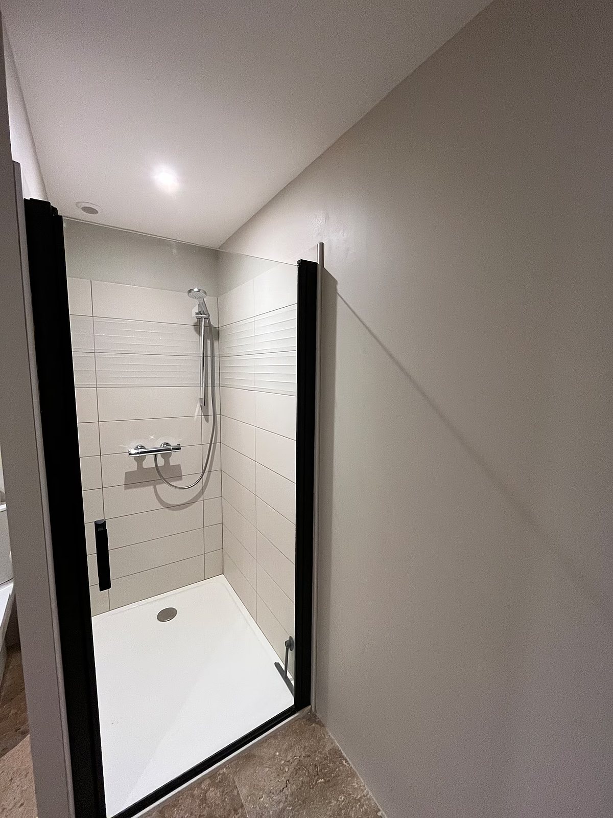 La douche à l'italienne